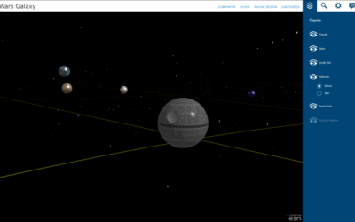 Toda la galaxia de Star Wars en un sólo mapa en 3D. La imagen de la semana