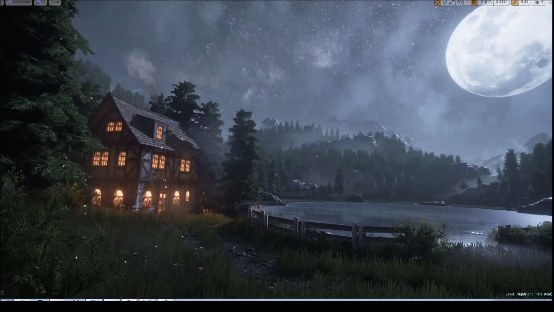 Lago de noche – Unreal Engine 4 – YouTube