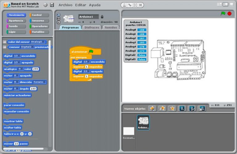 Scratch 4 Arduino - ManuWeb