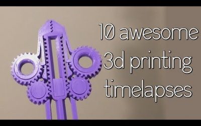 Impresión 3D timelapse.
